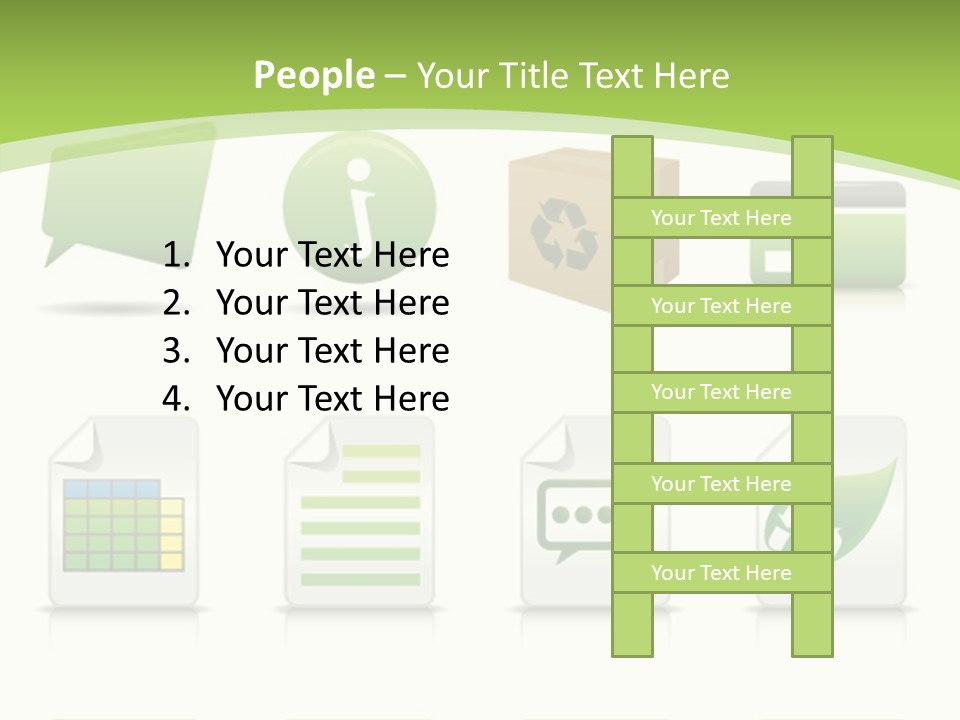 Doc Online Shopping Box PowerPoint Template