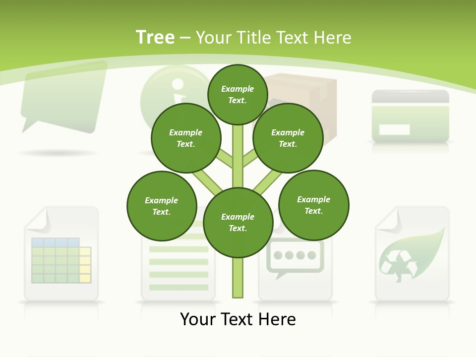 Doc Online Shopping Box PowerPoint Template