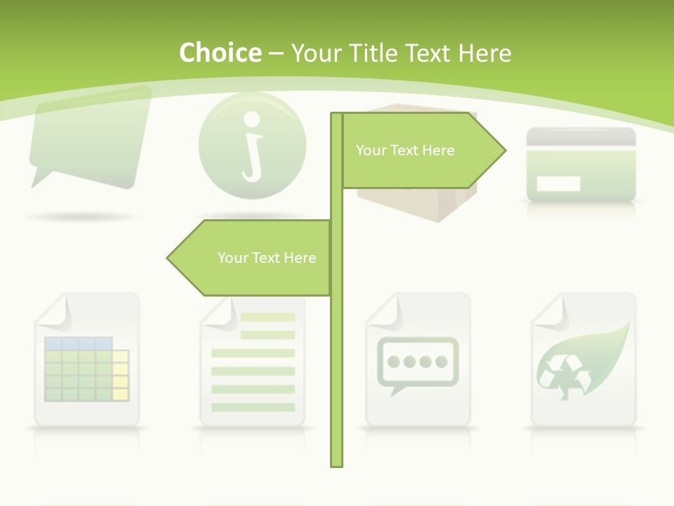 Doc Online Shopping Box PowerPoint Template