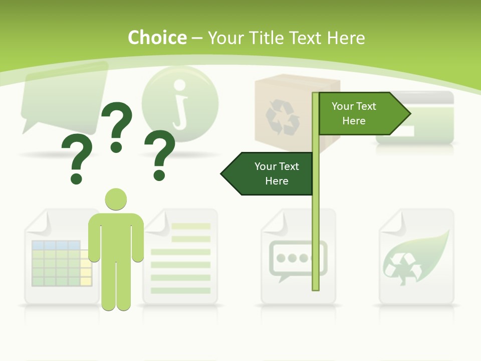 Doc Online Shopping Box PowerPoint Template