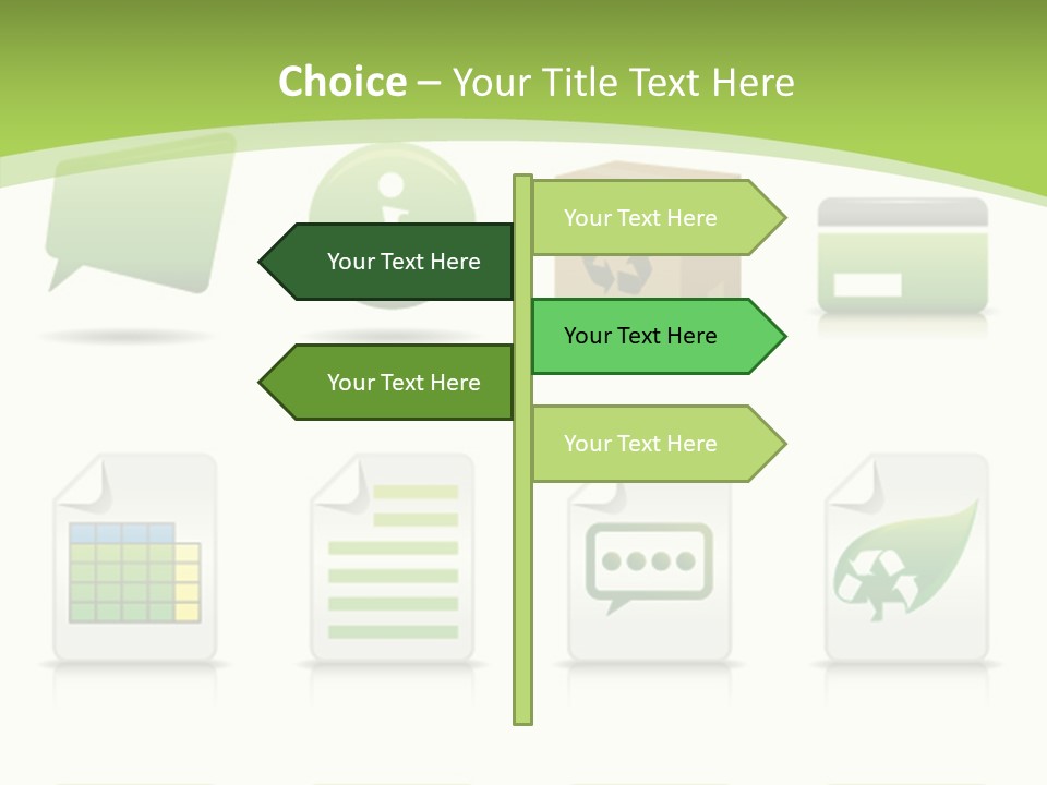 Doc Online Shopping Box PowerPoint Template