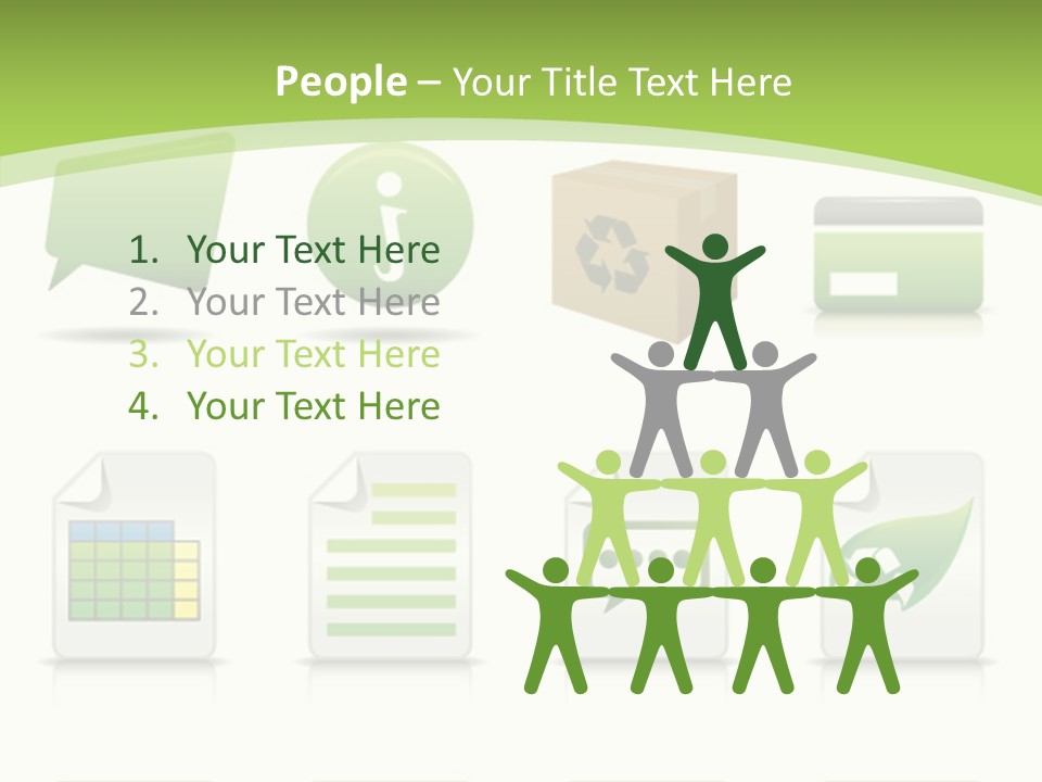 Doc Online Shopping Box PowerPoint Template