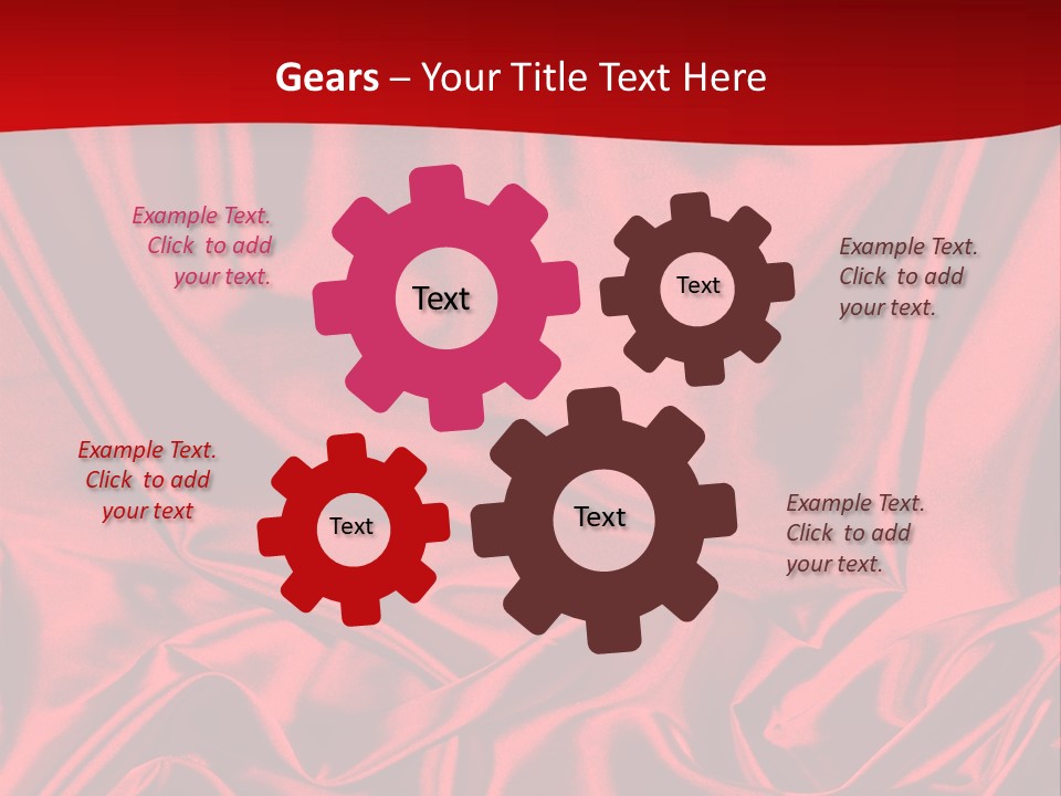 Flowing Backdrop Tender PowerPoint Template