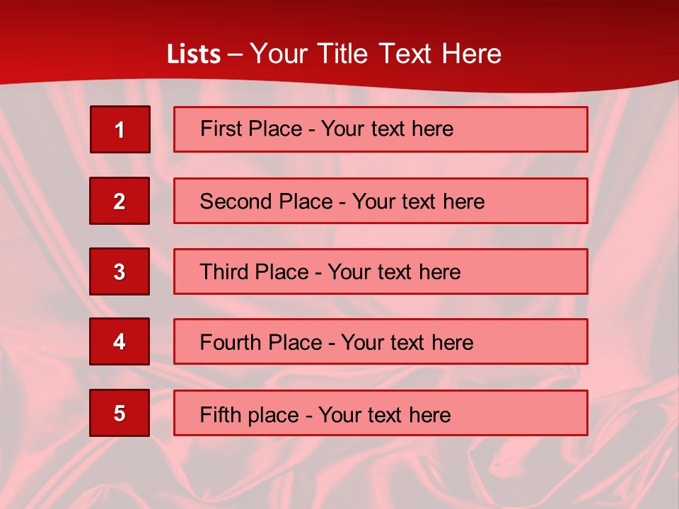 Flowing Backdrop Tender PowerPoint Template
