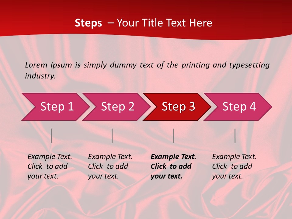 Flowing Backdrop Tender PowerPoint Template
