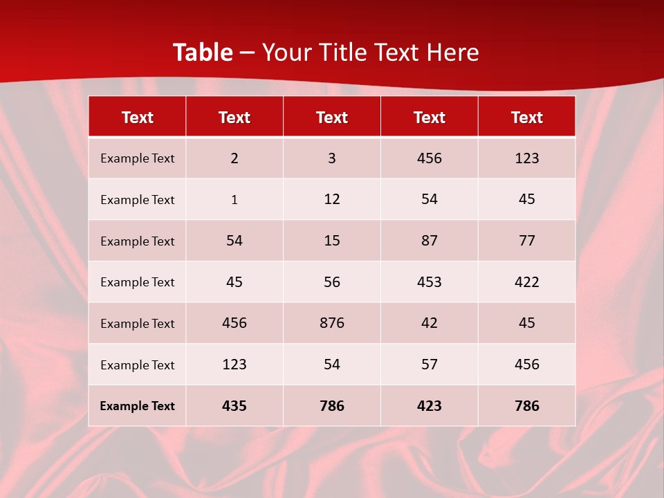 Flowing Backdrop Tender PowerPoint Template