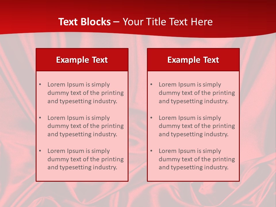 Flowing Backdrop Tender PowerPoint Template