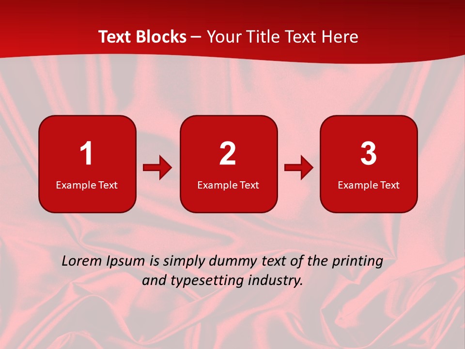 Flowing Backdrop Tender PowerPoint Template