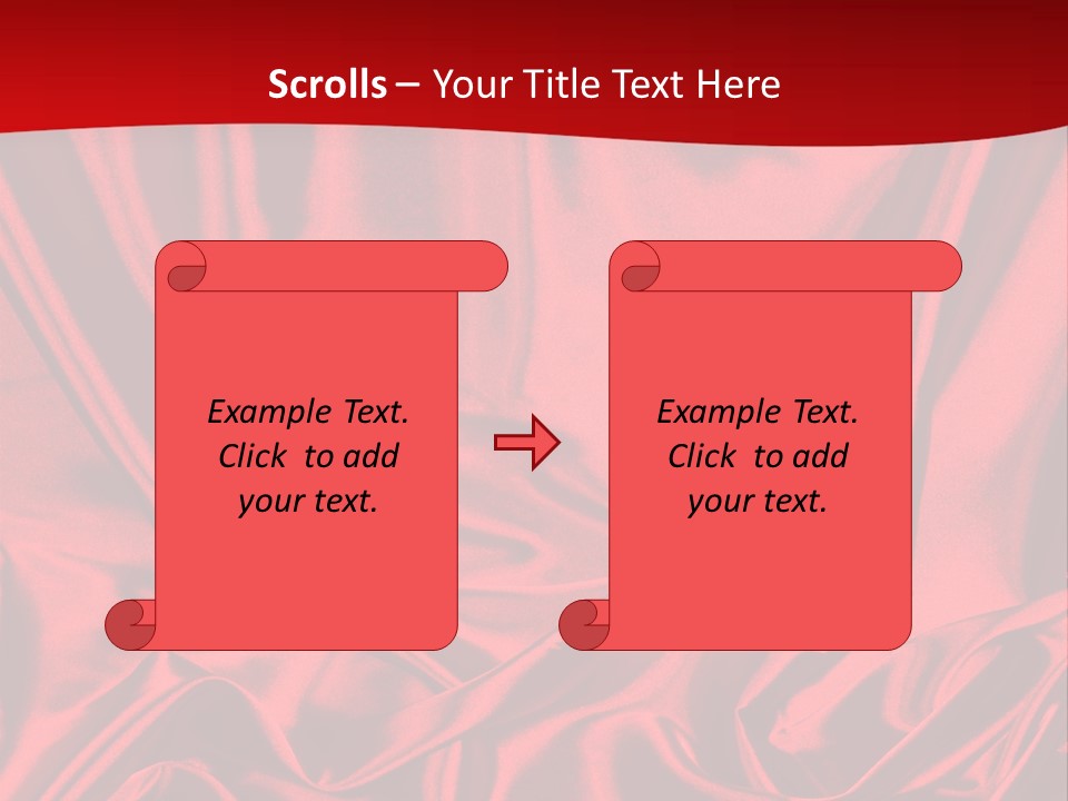 Flowing Backdrop Tender PowerPoint Template