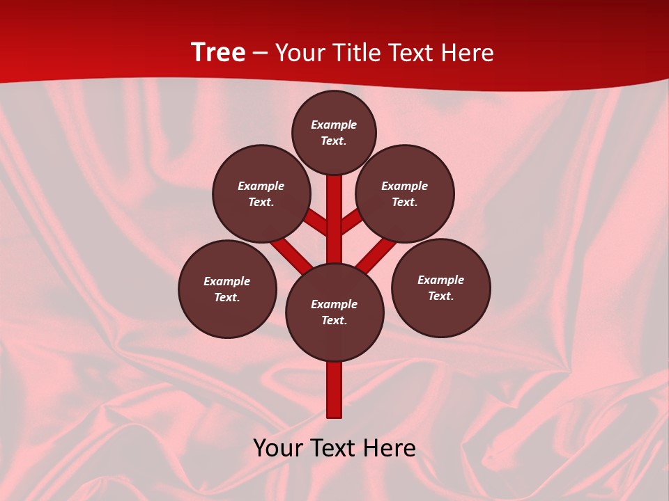 Flowing Backdrop Tender PowerPoint Template