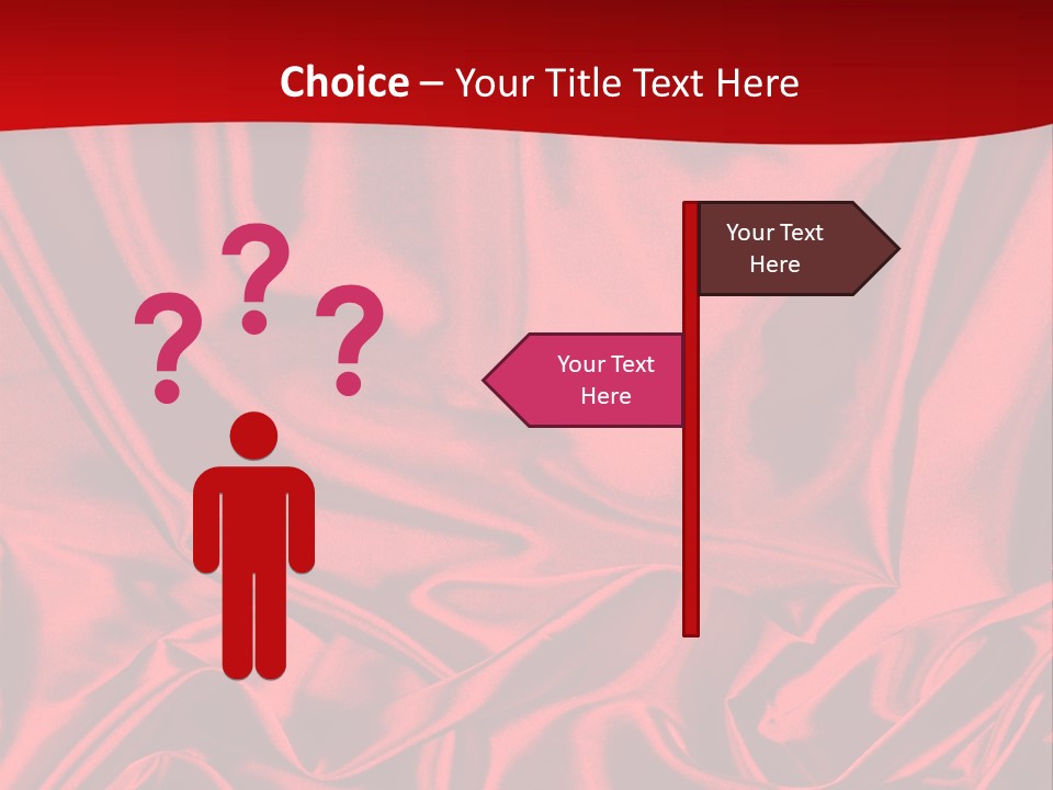 Flowing Backdrop Tender PowerPoint Template