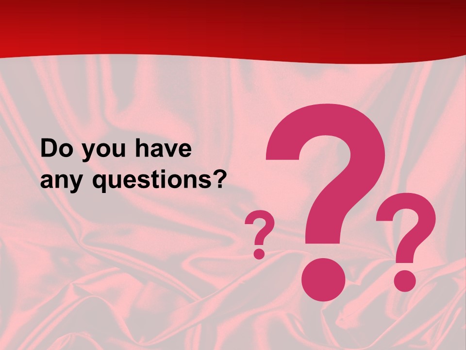 Flowing Backdrop Tender PowerPoint Template