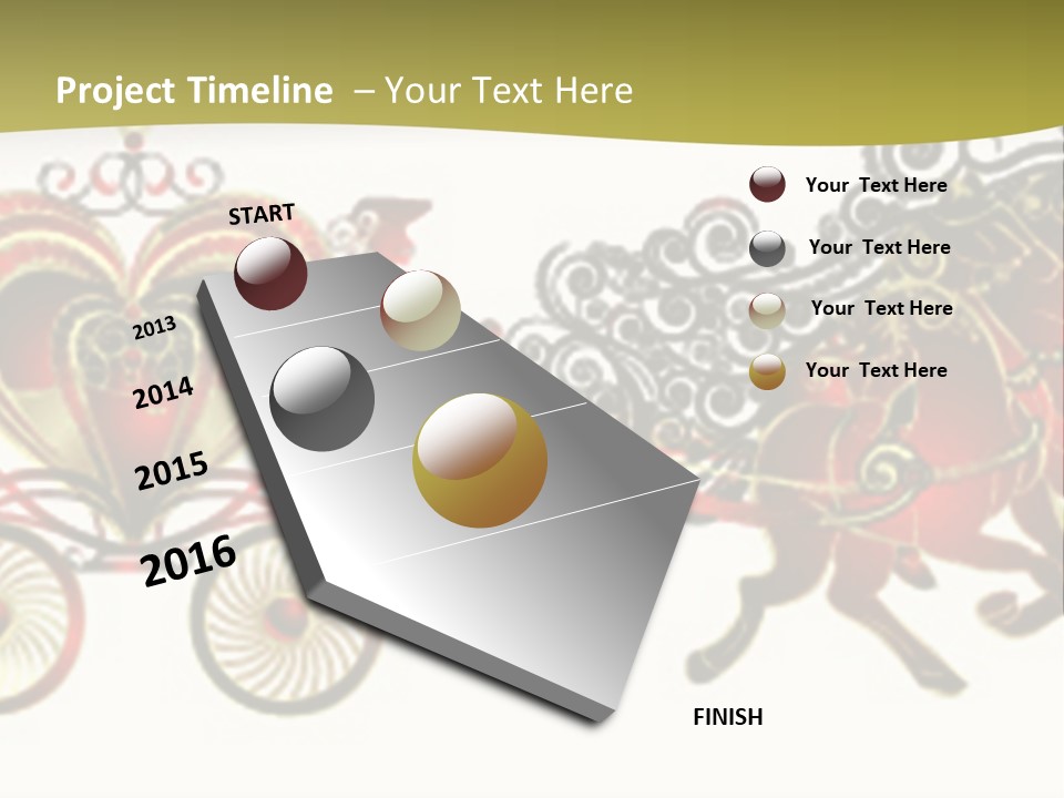 Sidewalk York Van PowerPoint Template