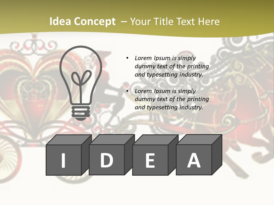 Sidewalk York Van PowerPoint Template