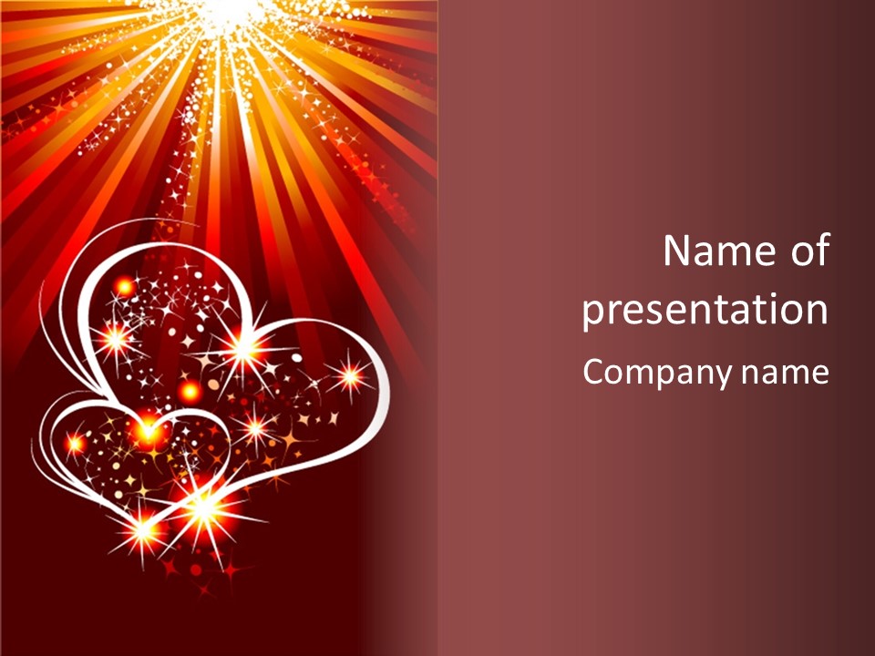 Year Illustration Image PowerPoint Template