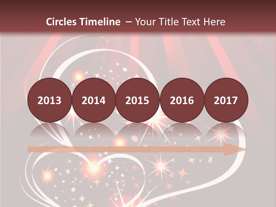 Year Illustration Image PowerPoint Template