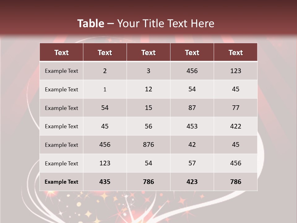 Year Illustration Image PowerPoint Template