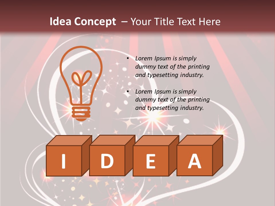 Year Illustration Image PowerPoint Template