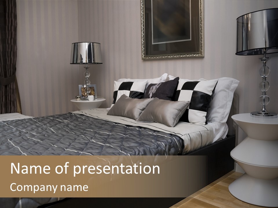 Furnishings Decor House PowerPoint Template