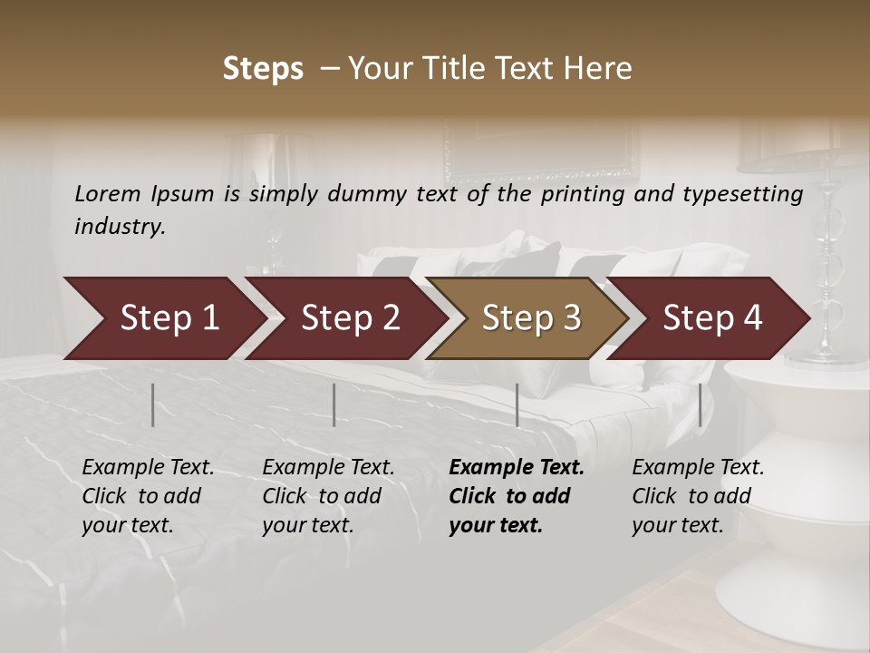 Furnishings Decor House PowerPoint Template