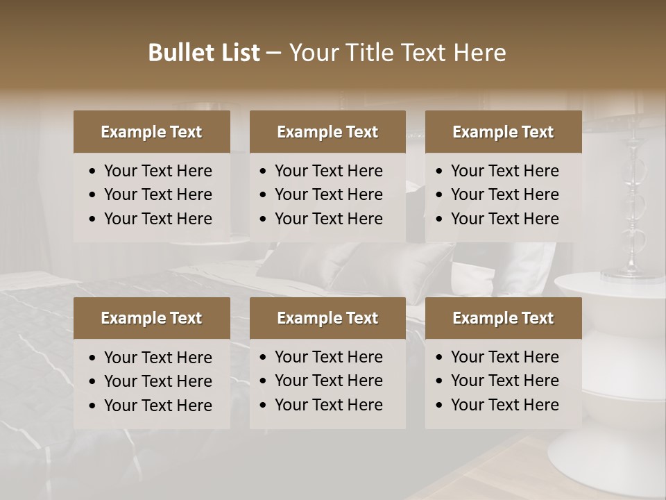 Furnishings Decor House PowerPoint Template