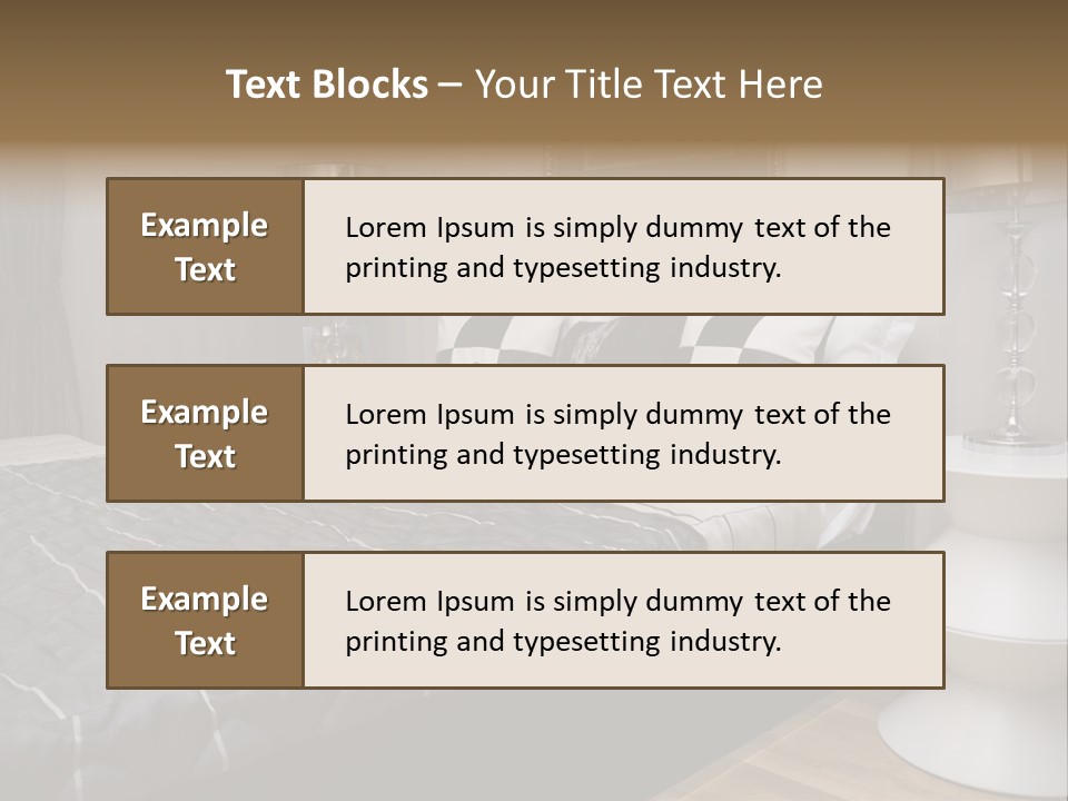Furnishings Decor House PowerPoint Template