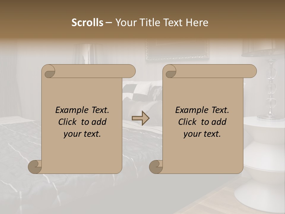 Furnishings Decor House PowerPoint Template