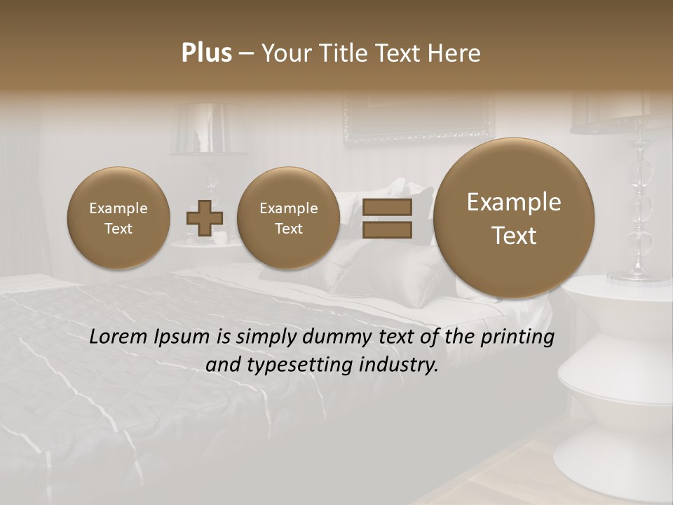 Furnishings Decor House PowerPoint Template