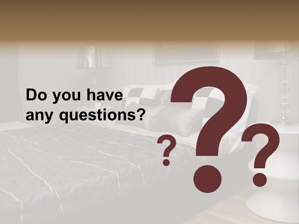 Furnishings Decor House PowerPoint Template