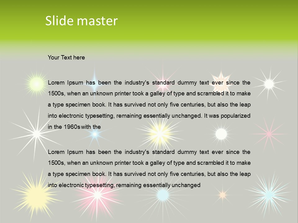 Scrapbook Bow Symbol PowerPoint Template