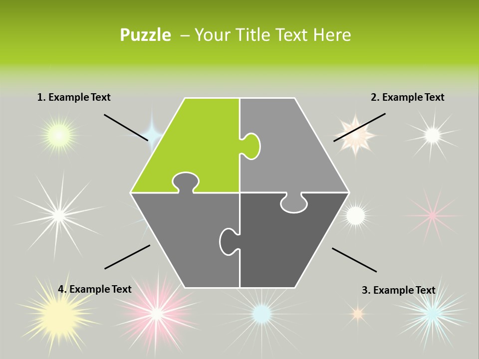 Scrapbook Bow Symbol PowerPoint Template