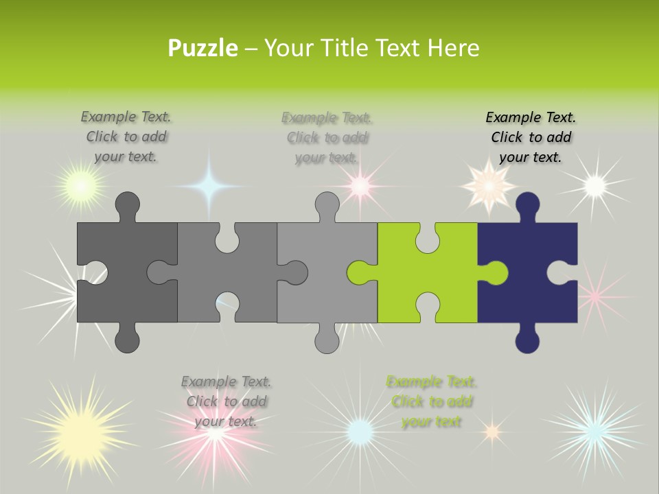 Scrapbook Bow Symbol PowerPoint Template