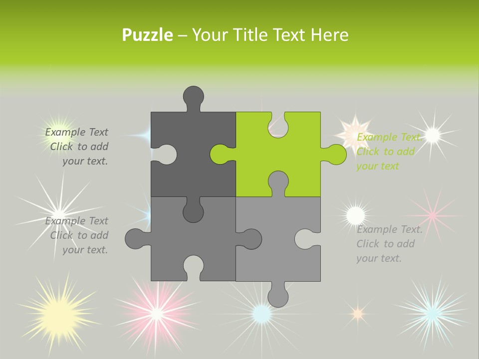 Scrapbook Bow Symbol PowerPoint Template