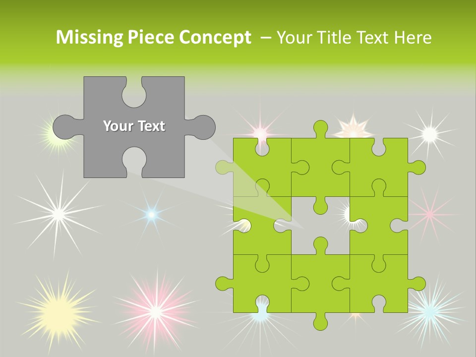 Scrapbook Bow Symbol PowerPoint Template