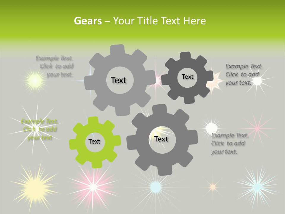 Scrapbook Bow Symbol PowerPoint Template