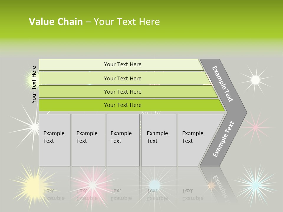 Scrapbook Bow Symbol PowerPoint Template