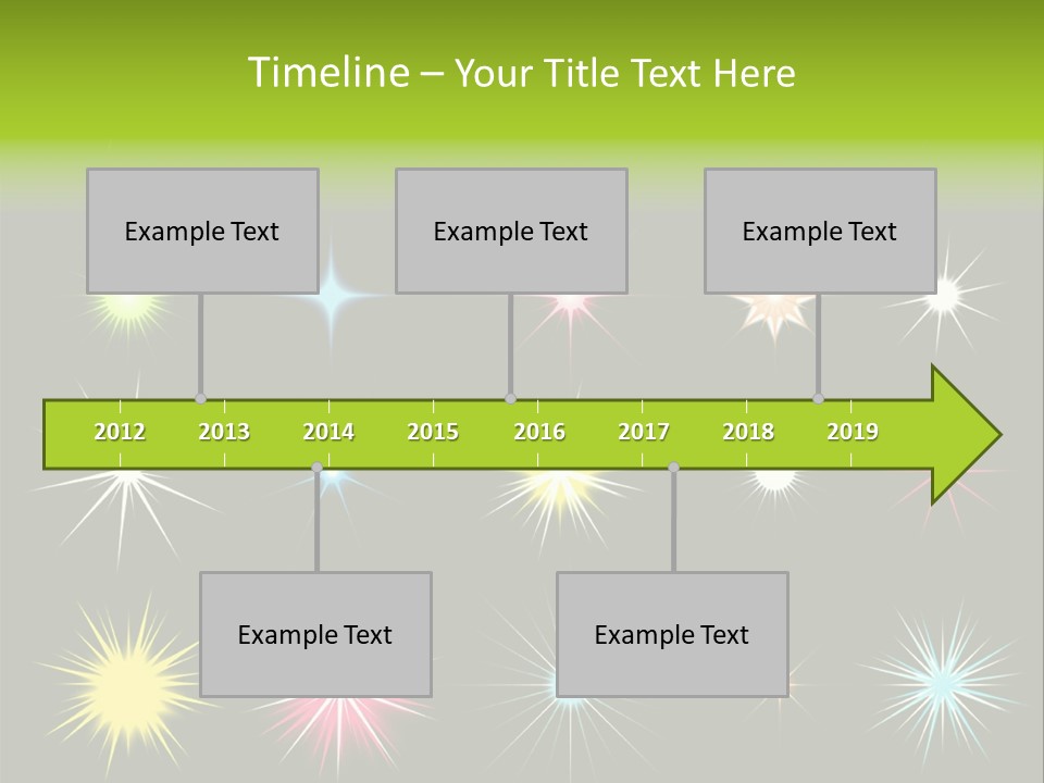 Scrapbook Bow Symbol PowerPoint Template