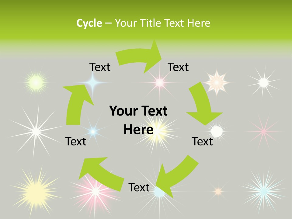 Scrapbook Bow Symbol PowerPoint Template
