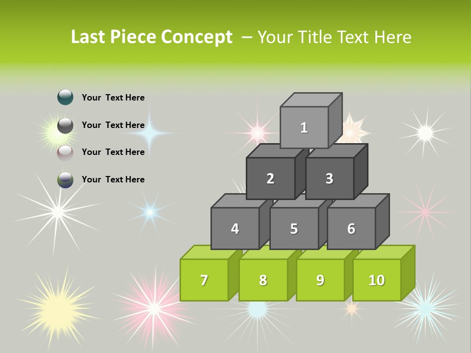 Scrapbook Bow Symbol PowerPoint Template