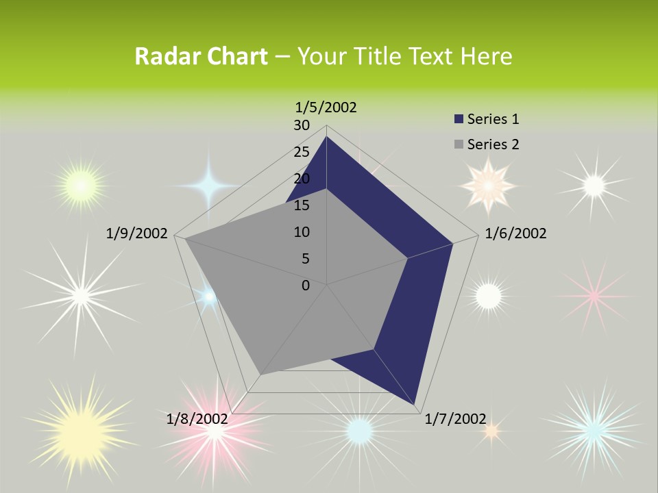 Scrapbook Bow Symbol PowerPoint Template