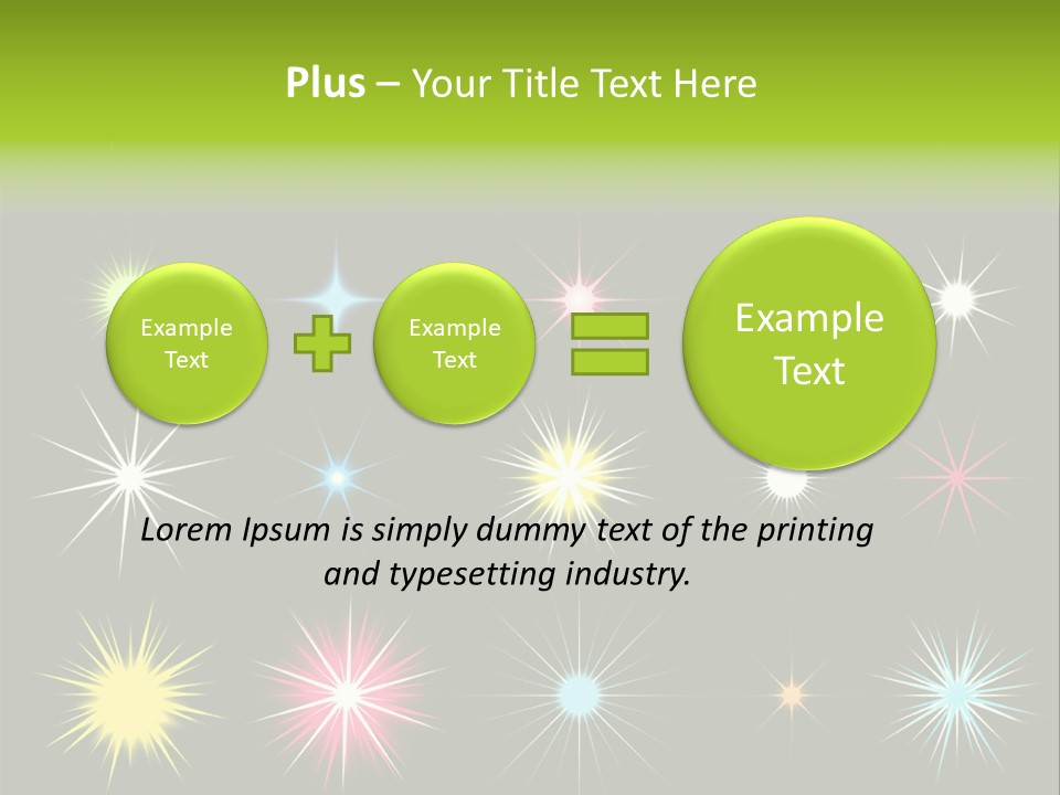 Scrapbook Bow Symbol PowerPoint Template