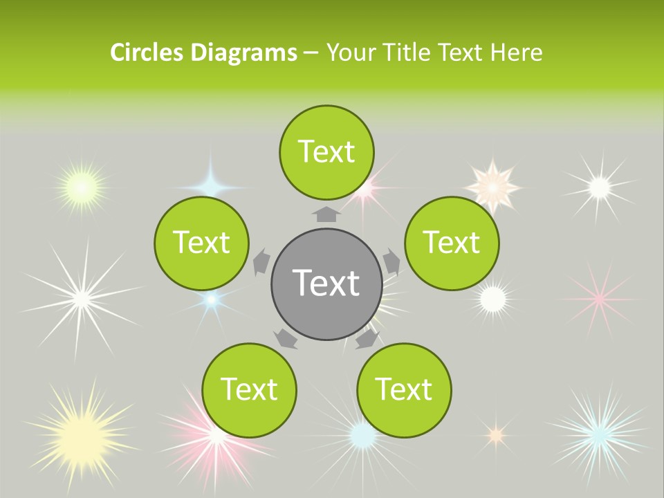 Scrapbook Bow Symbol PowerPoint Template