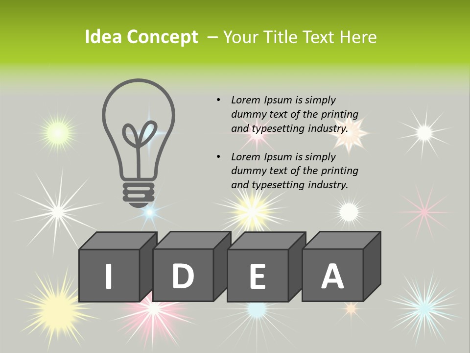 Scrapbook Bow Symbol PowerPoint Template