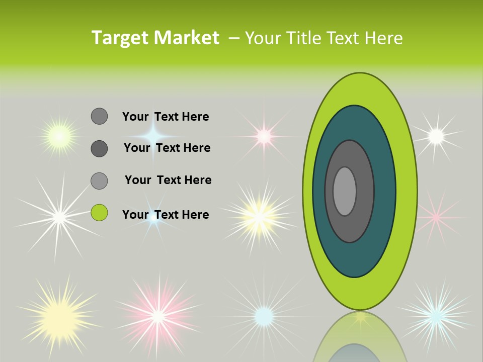 Scrapbook Bow Symbol PowerPoint Template