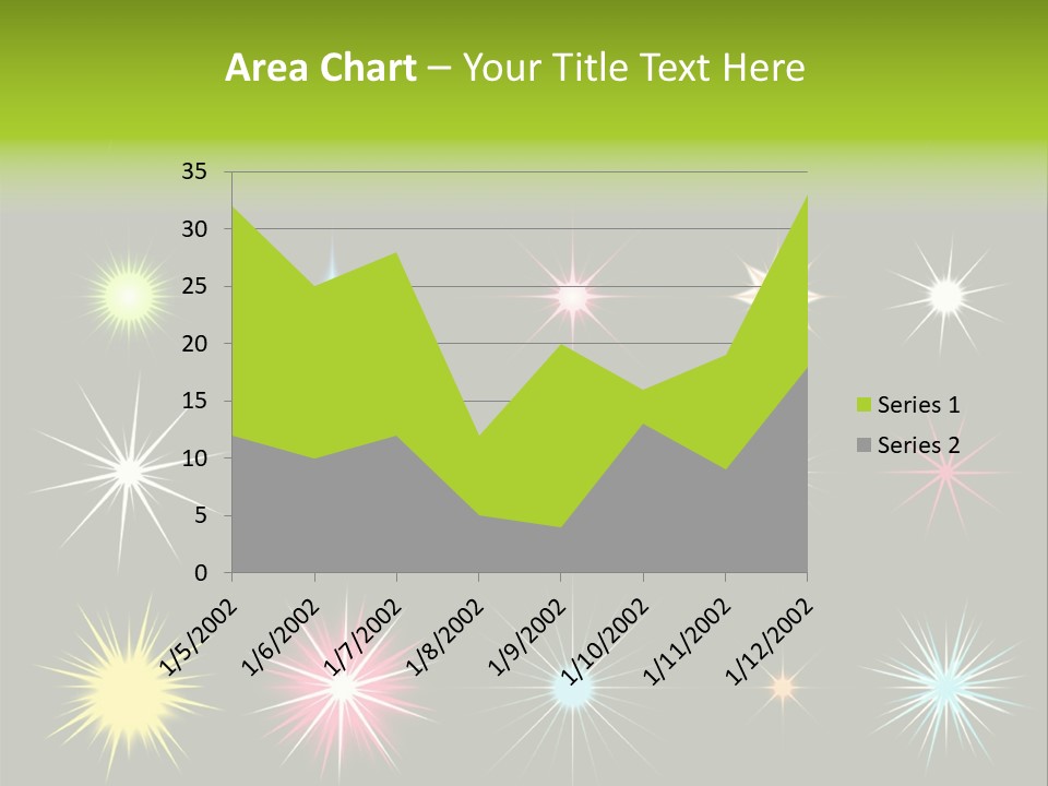 Scrapbook Bow Symbol PowerPoint Template
