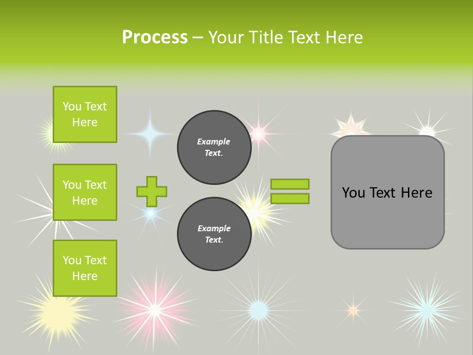 Scrapbook Bow Symbol PowerPoint Template