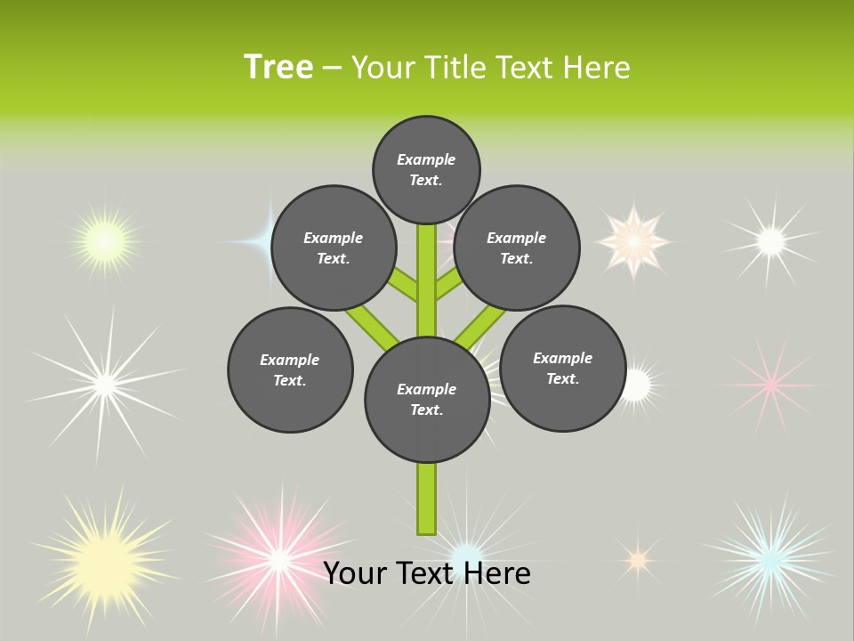 Scrapbook Bow Symbol PowerPoint Template