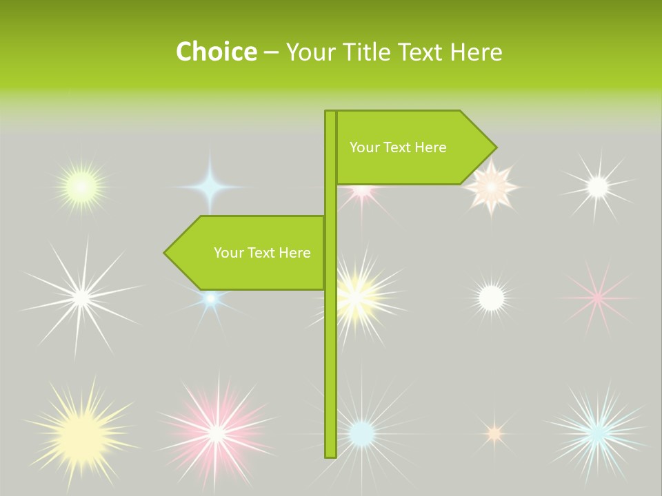 Scrapbook Bow Symbol PowerPoint Template