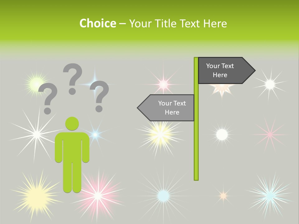 Scrapbook Bow Symbol PowerPoint Template