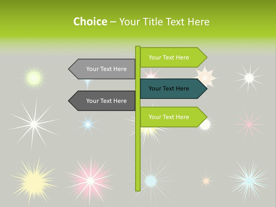 Scrapbook Bow Symbol PowerPoint Template